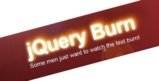 jQuery 和 CSS 的文本特效插件集锦20