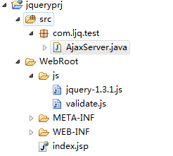 模拟jQuery ajax服务器端与客户端通信的代码5