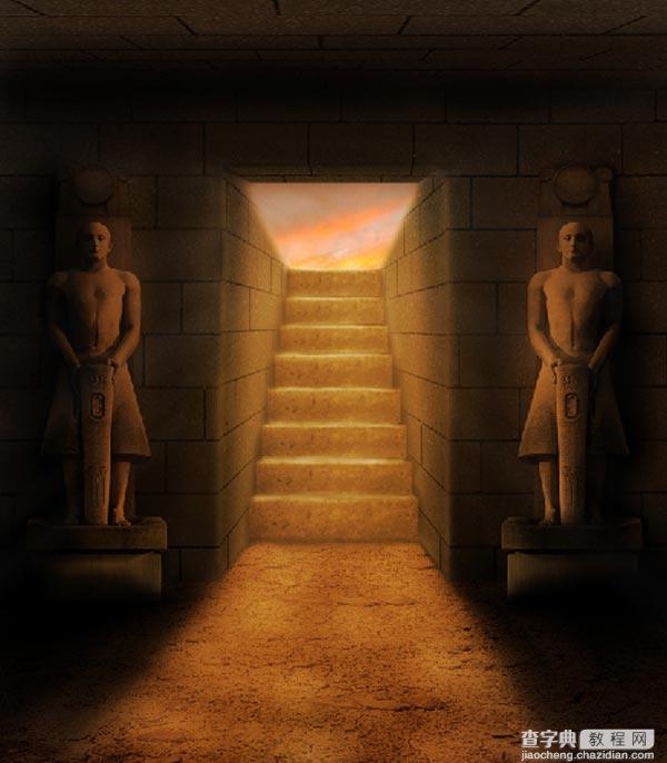 教你用PS合成5000年前古老神秘的埃及古墓27