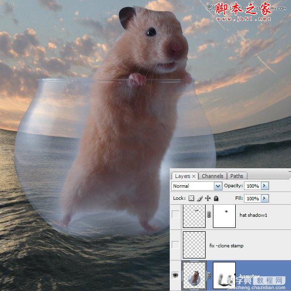 Photoshop合成制作可爱的海盗鼠船长教程10