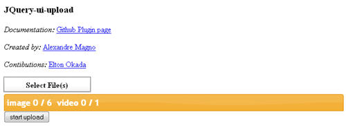 分享20多个很棒的jQuery 文件上传插件或教程10