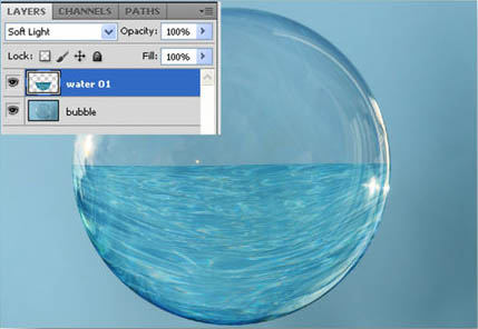photoshop合成制作出水晶球里面的海洋世界6