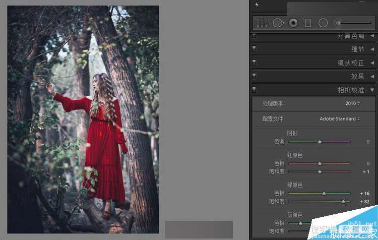 Photoshop调出唯美的森林人像童话梦境效果10