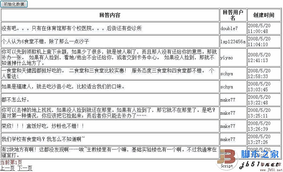Jquery Ajax.ashx 高效分页实现代码1