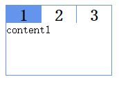 最简单纯JavaScript实现Tab标签页切换的方式(推荐)1