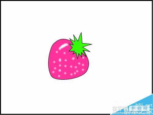 photoshop绘制超可爱的卡通草莓1