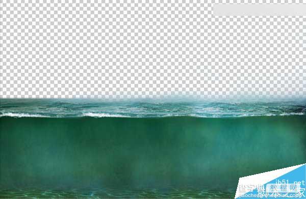 Photoshop合成海洋巨龟驮着岛在水上漂浮的效果图12