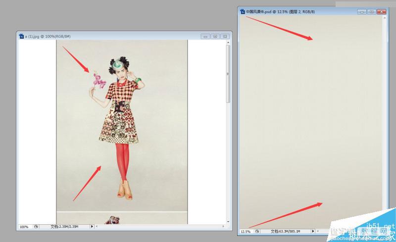 Photoshop将室内美女照片后期调出复古的中国风效果15