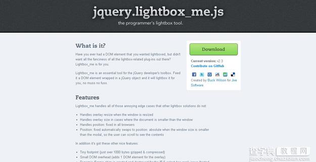 分享20款美化网站的 jQuery Lightbox 灯箱插件15