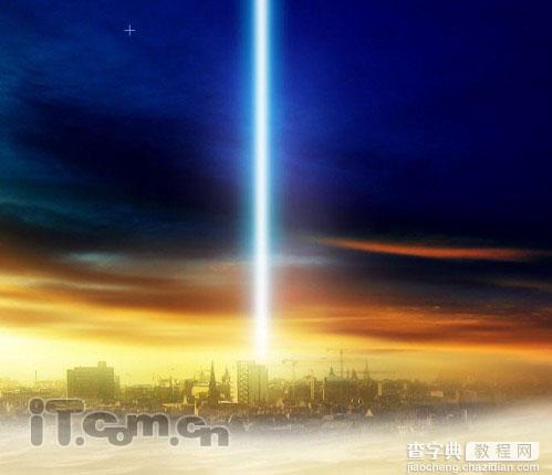 PS创意合成沙漠中的魔幻城市光影效果图33