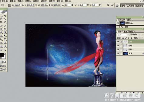 photoshop 合成精彩绝伦的模特艺术效果8