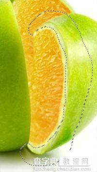 PS合成有创意的橙子和苹果结合图片14