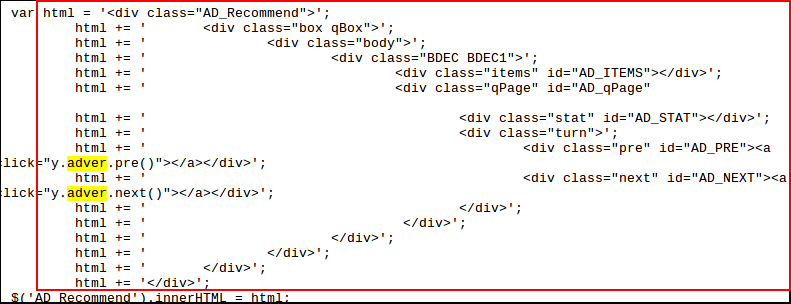 Javascript 页面模板化很多人没有使用过的方法2