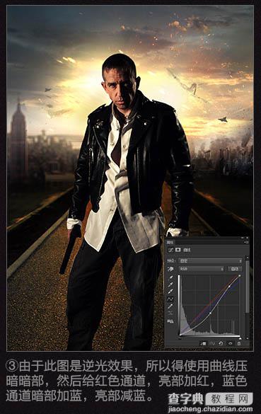 Photoshop合成制作超酷的枪战片电影海报24