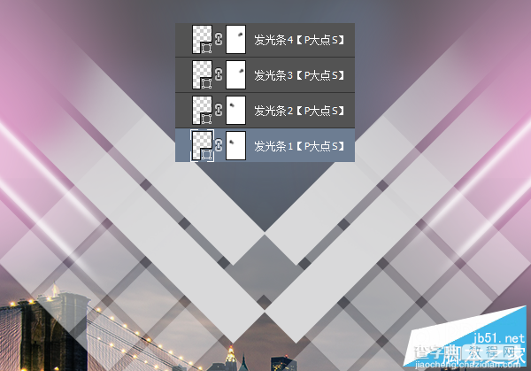 PS合成炫光的演唱会海报教程26