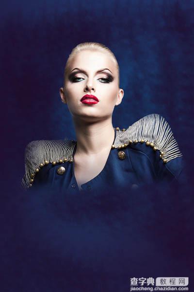 Photoshop设计打造绚丽的蓝色潮装人物海报13