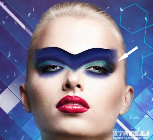 Photoshop设计打造绚丽的蓝色潮装人物海报127