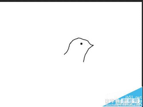 ps怎么绘制一个简单的简笔画和平鸽子?6
