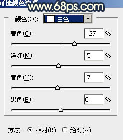 Photoshop调制出柔和的晨曦霞光草丛人物图片15