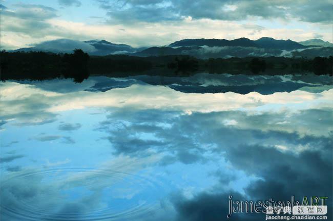 photoshop 合成壮观秀丽的湖天一色7