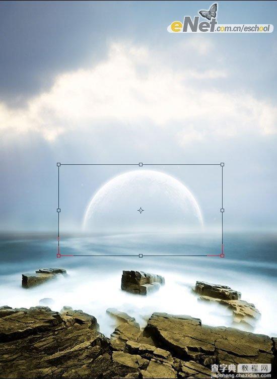 Photoshop照片合成：梦幻海岸之光19