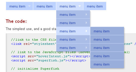精心挑选的15个jQuery下拉菜单制作教程15