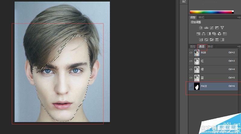 Photoshop将老虎头像和人脸完美融合在一起的效果图38