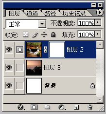 Photoshop照片合成教程:朦胧的风景照5