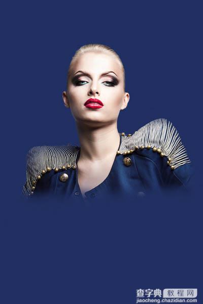Photoshop设计打造绚丽的蓝色潮装人物海报6