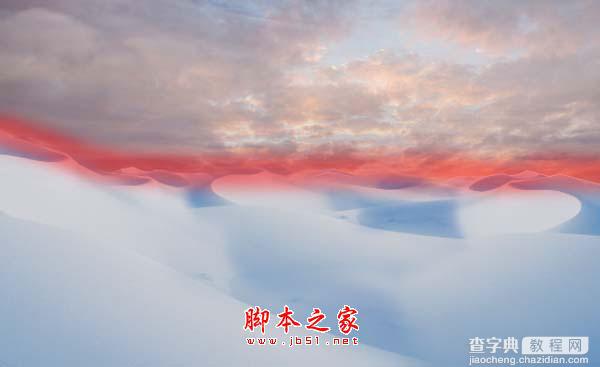 photoshop合成制作漂亮的雪景卡通乐园31