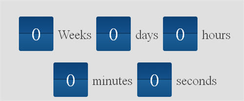 整理8个很棒的 jQuery 倒计时插件和教程5