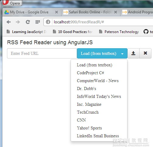 使用AngularJS制作一个简单的RSS阅读器的教程1