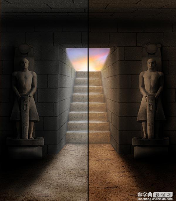 教你用PS合成5000年前古老神秘的埃及古墓23