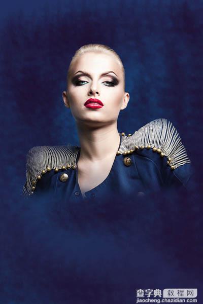Photoshop设计打造绚丽的蓝色潮装人物海报11
