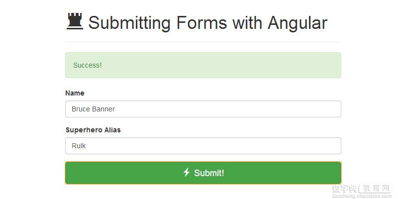 详细分析使用AngularJS编程中提交表单的方式4