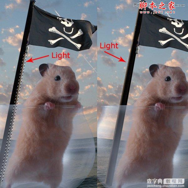 Photoshop合成制作可爱的海盗鼠船长教程11