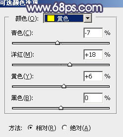 Photoshop为草地人物图片打造出柔和的秋季淡黄色26