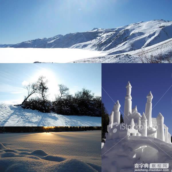 photoshop将荒漠场景打造出迪士尼风格的雪景图3