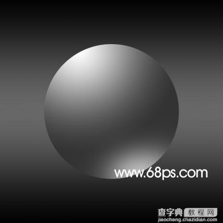 Photoshop 黑白水晶按钮制作教程3