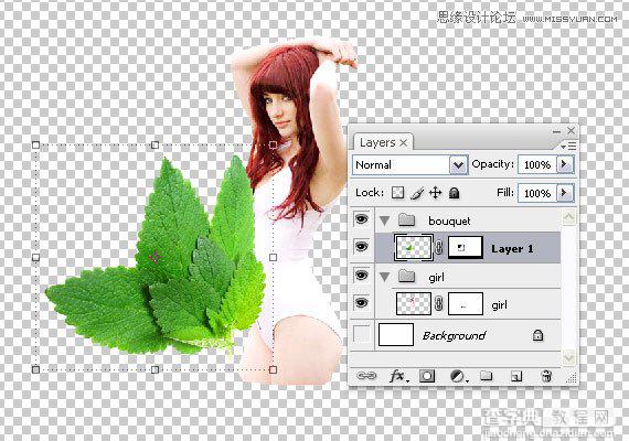 使用Photoshop合成藤蔓装饰的少女场景图教程12