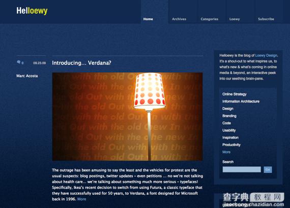 让人印象深刻的10个jQuery手风琴效果应用2
