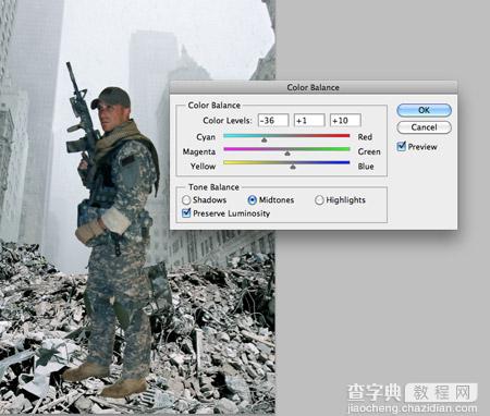 在Photoshop中制作超酷的军事惊悚片场景海报8