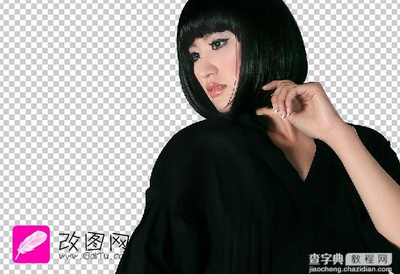 Photoshop合成带有浓郁古典风韵的美女5