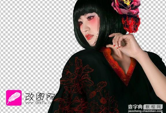 Photoshop合成带有浓郁古典风韵的美女15