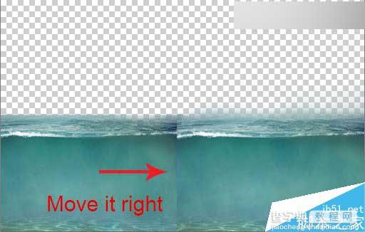 Photoshop合成海洋巨龟驮着岛在水上漂浮的效果图5