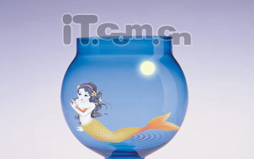 Photoshop合成图片特效:玻璃瓶里的美人鱼12