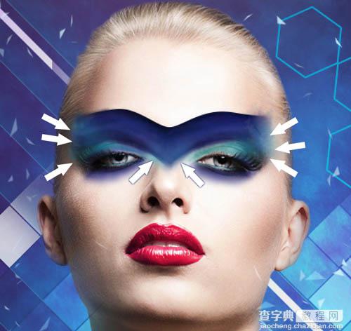 Photoshop设计打造绚丽的蓝色潮装人物海报129