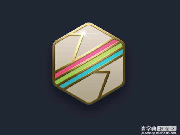 教你用PS+AI绘制一枚AppleWatch奖章图标9