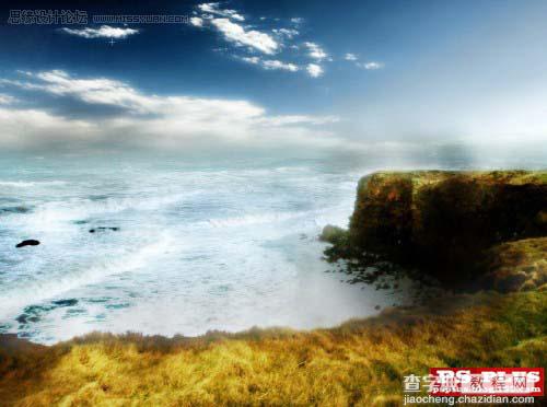 photoshop 合成海边梦幻的城堡遗址21