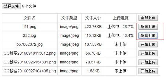 前端实现文件的断点续传(前端文件提交+后端PHP文件接收)6